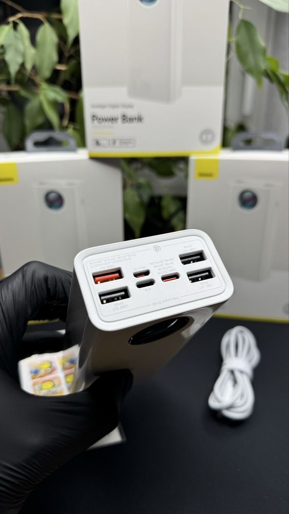 Портативний акумулятор Базеус Baseus 30000 mAh 65w зарядка ноута