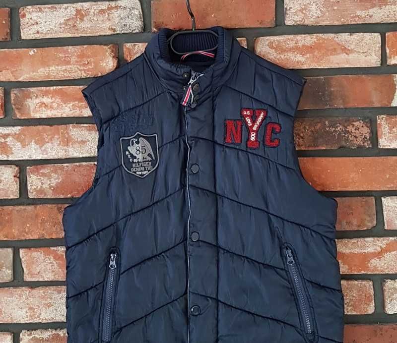 Tommy Hilfiger Denim granatowa kamizelka bezrękawnik  super stan M