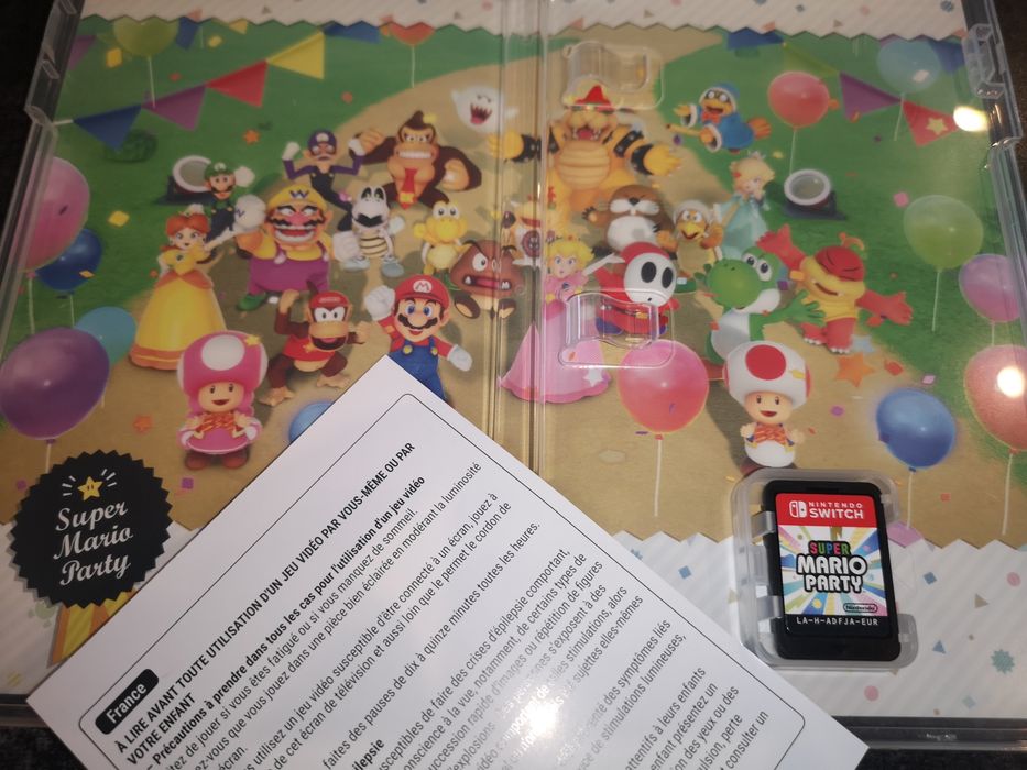Super z Mario Party SWITCH Nintendo gra ANG (możliwość wymiany)