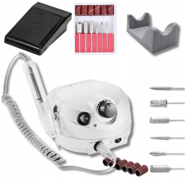 Mocna Frezarka Do Paznokci 65w Frezy Profesjonalna Manicure i Pedicure