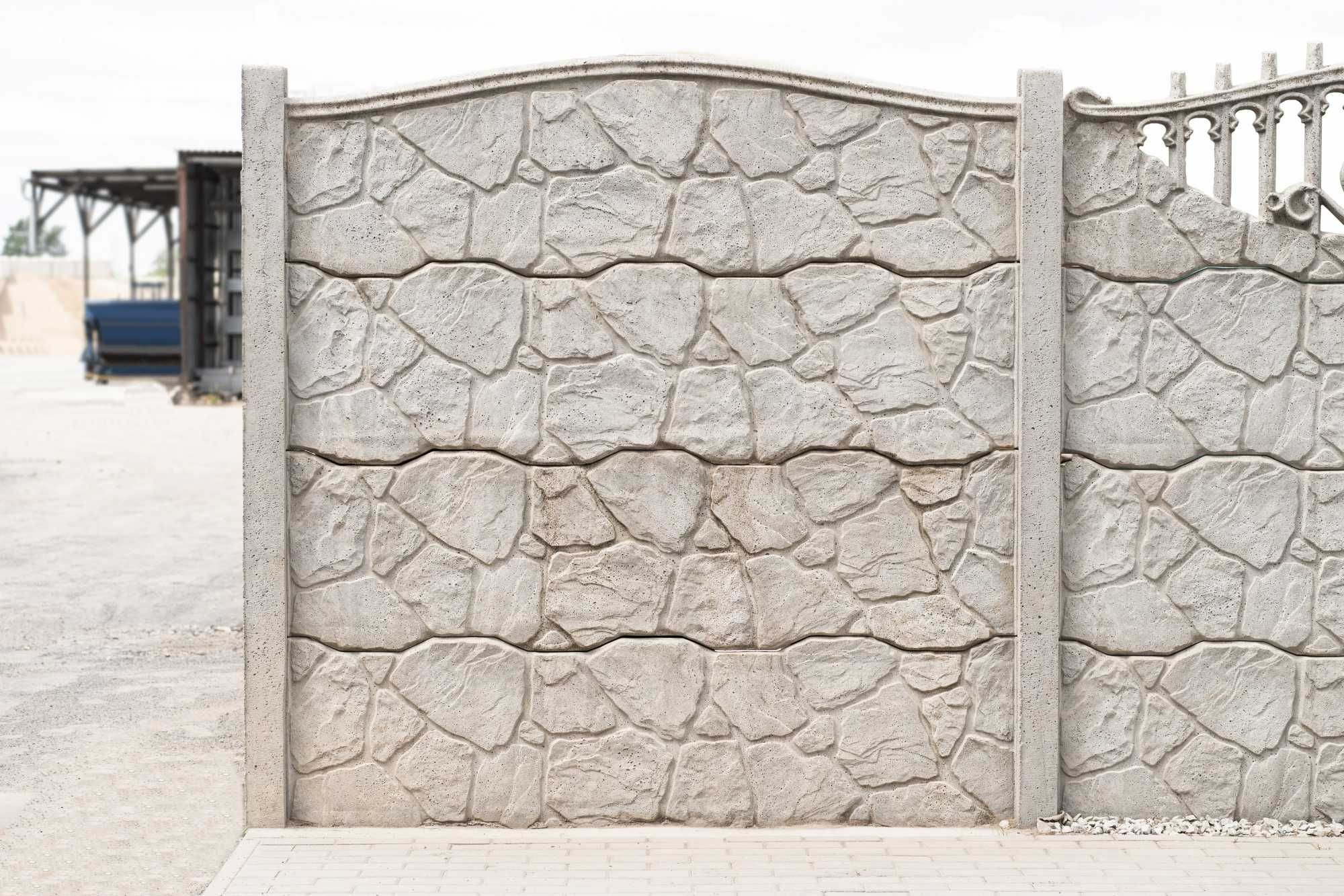 Ogrodzenie betonowe, plot betonowy, przesla, płyty - PRODUCENT