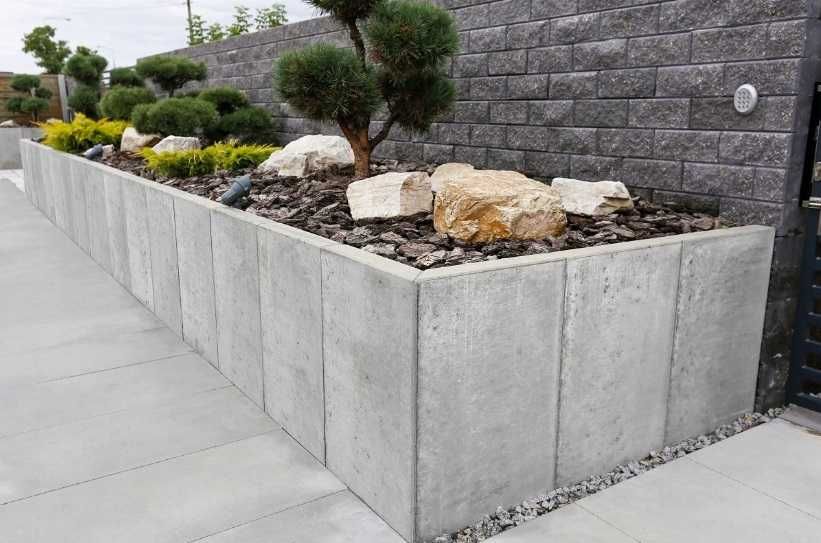 Mur oporowy typu L, ściana oporowa L-ka ELKI  T-ka TETKA 80 - 520 cm