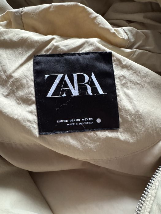 Пуховик Zara оверсайз