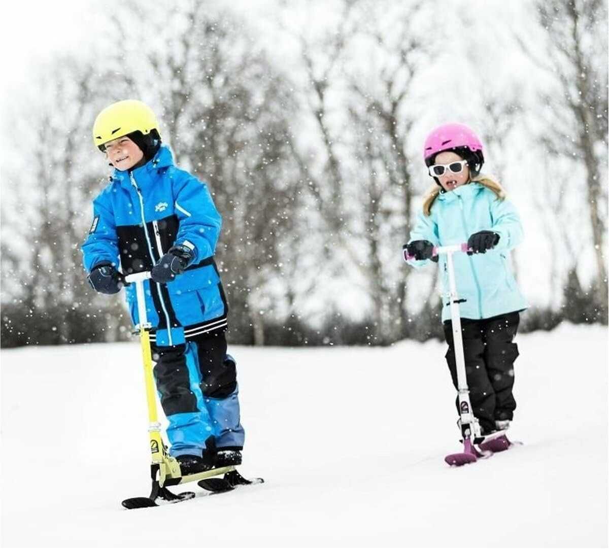 stiga snow kick hulajnoga na śnieg skuter nartosanki sanki