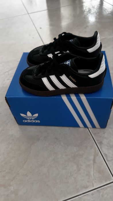 Ténis Adidas Samba Criança Pretos OG | Tamanho 21.