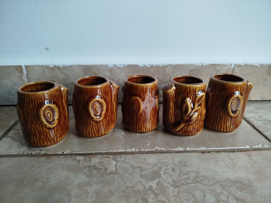 Naczynia kuchenne, porcelit, zestaw prl, szklanka do napojów