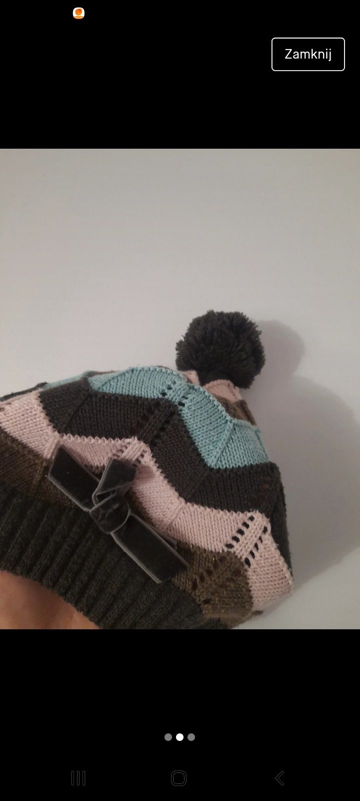 Czapeczka berecik rozm.86-98 H&M