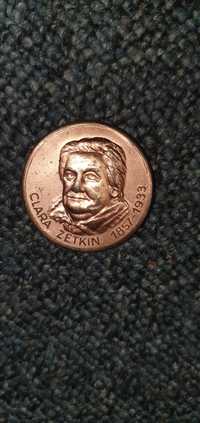 Medal jednostronny Clara Zetkin