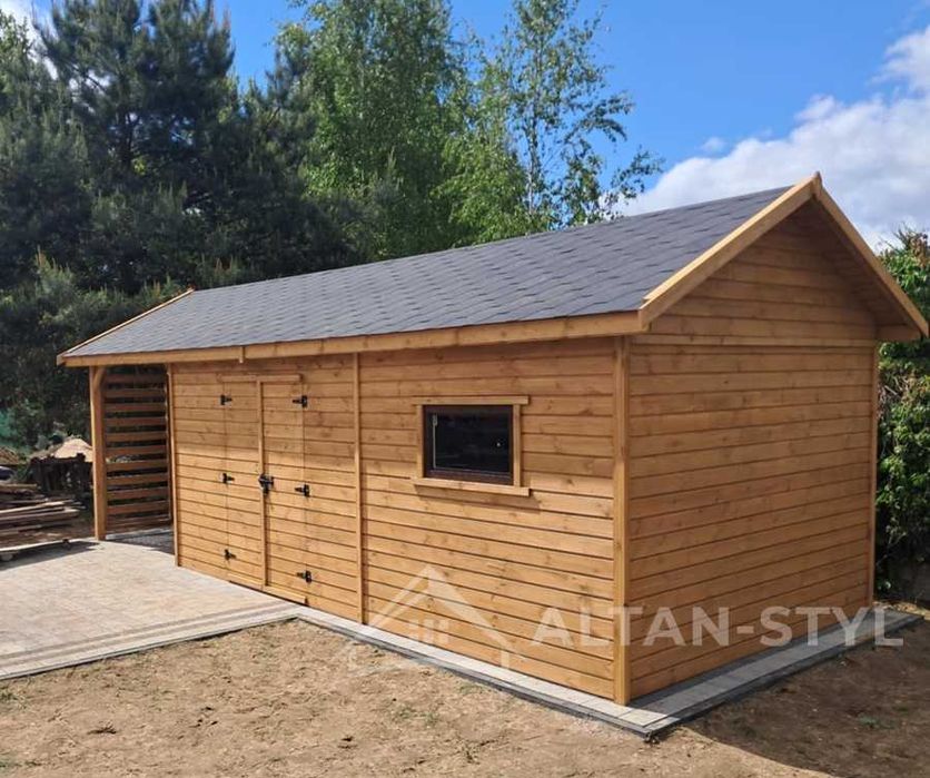 Domek narzędziowy ERNEST z tarasem 7x3(domek 5x3+2x3 taras) PRODUCENT