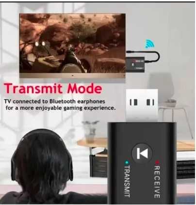 USB Bluetooth 5.0 Adapter 2 в 1 Bluetooth Transmitter Receiver