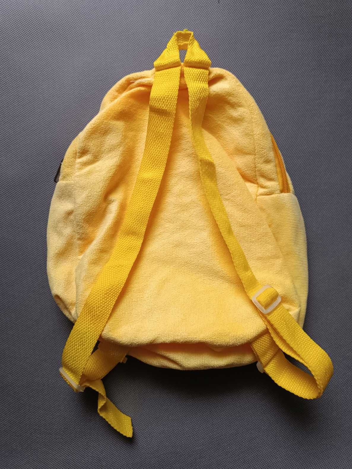 Plecak materiałowy jednkomorowy do przedszkola Emoji