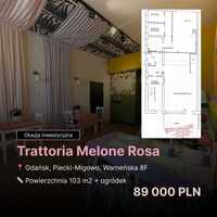 Sprzedam restaurację Trattoria Melone Rosa | Gdańsk, Morena 103 m2 |