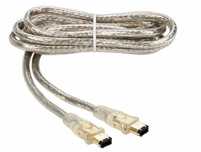 Kabel 6/6 FireWire IEEE1394 THOMSON złoty styki 2m
