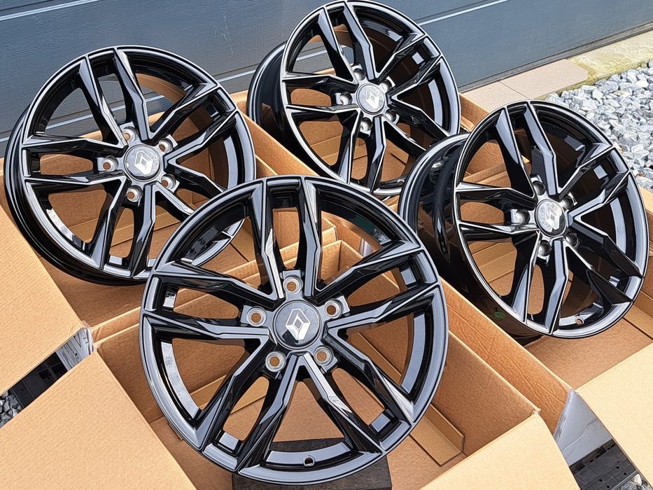 Alufelgi 16' Renault Trafic Vivaro 5x118 ET40 Nośność 900Kg BLACK DM05