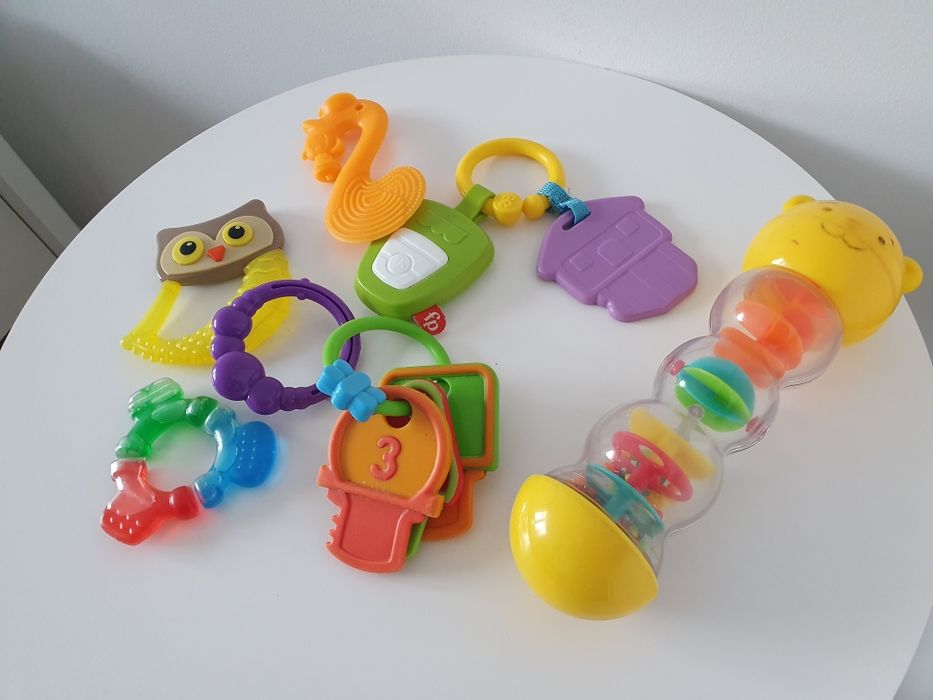 Gryzaki plus Grzechotka 6sztuk zestaw!