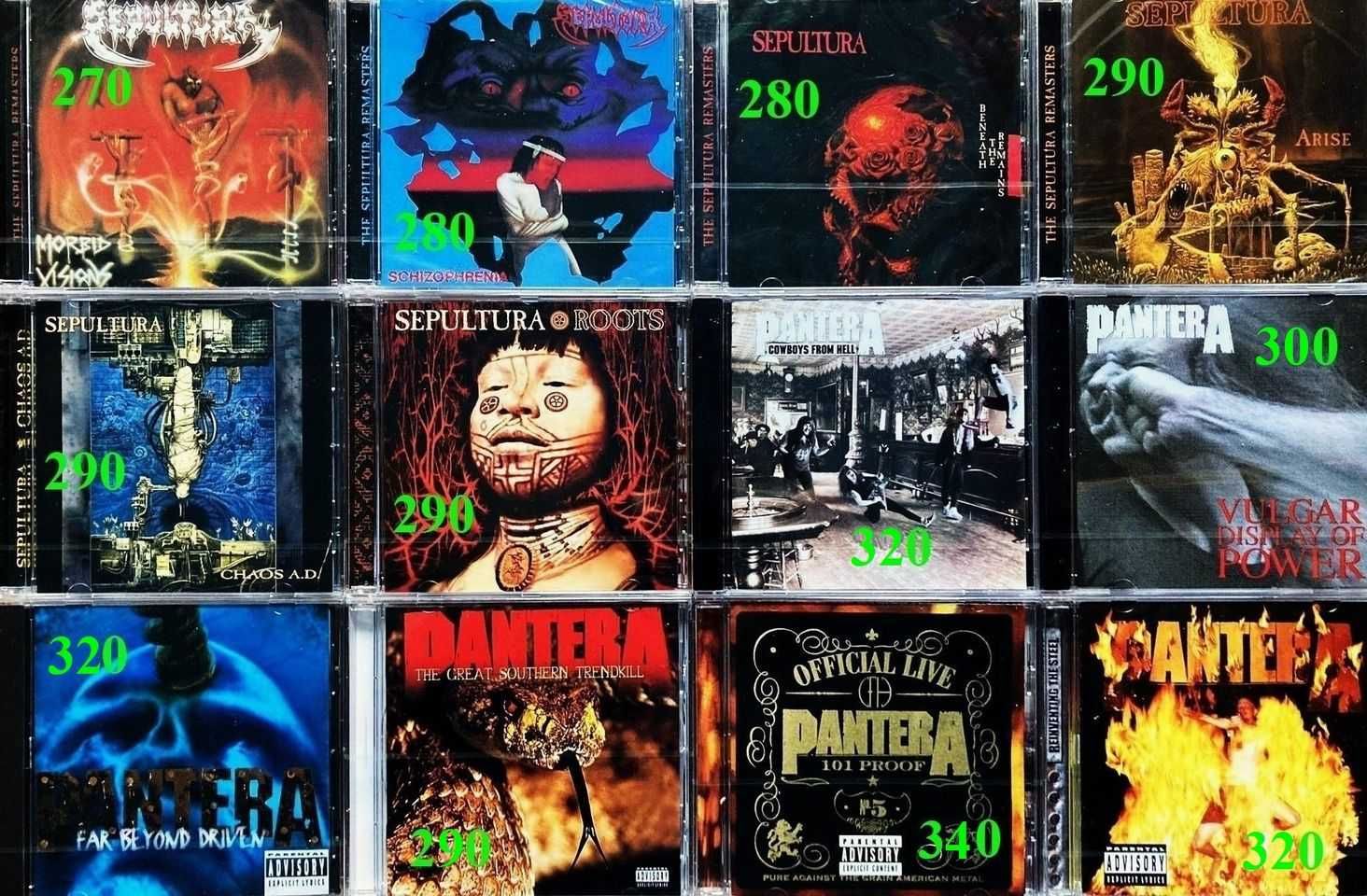 (07) Продам нові CD: Sepultura, Pantera