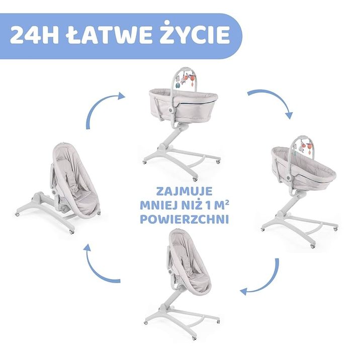 Chicco BABY HUG 4w1, kołyska, MATERACYK