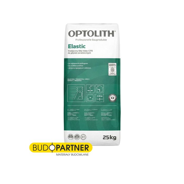 Klej elastyczny do płytek Optolith Elastic C2TE | 25kg | Legnica