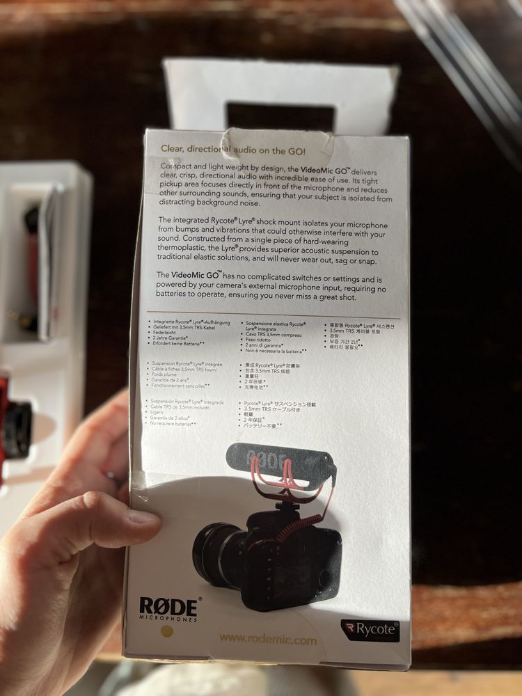 Mikrofon RODE videomic GO