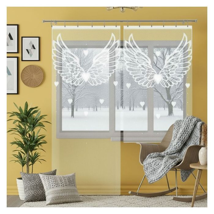Komplet firan Skrzydlate Serce wys 250 cm DomoweTekstylia | WN6SS2 55K