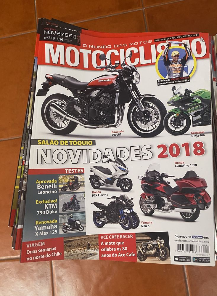 Revistas Motociclismo (coleção sem 1 e 5)