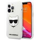 Etui Karl Lagerfeld Choupette Head na iPhone 13 Pro Max - przezroczyst