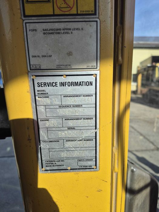 Spycharka Gąsienicowa 
CAT D5 N XL LGP wraz z systemem GPS