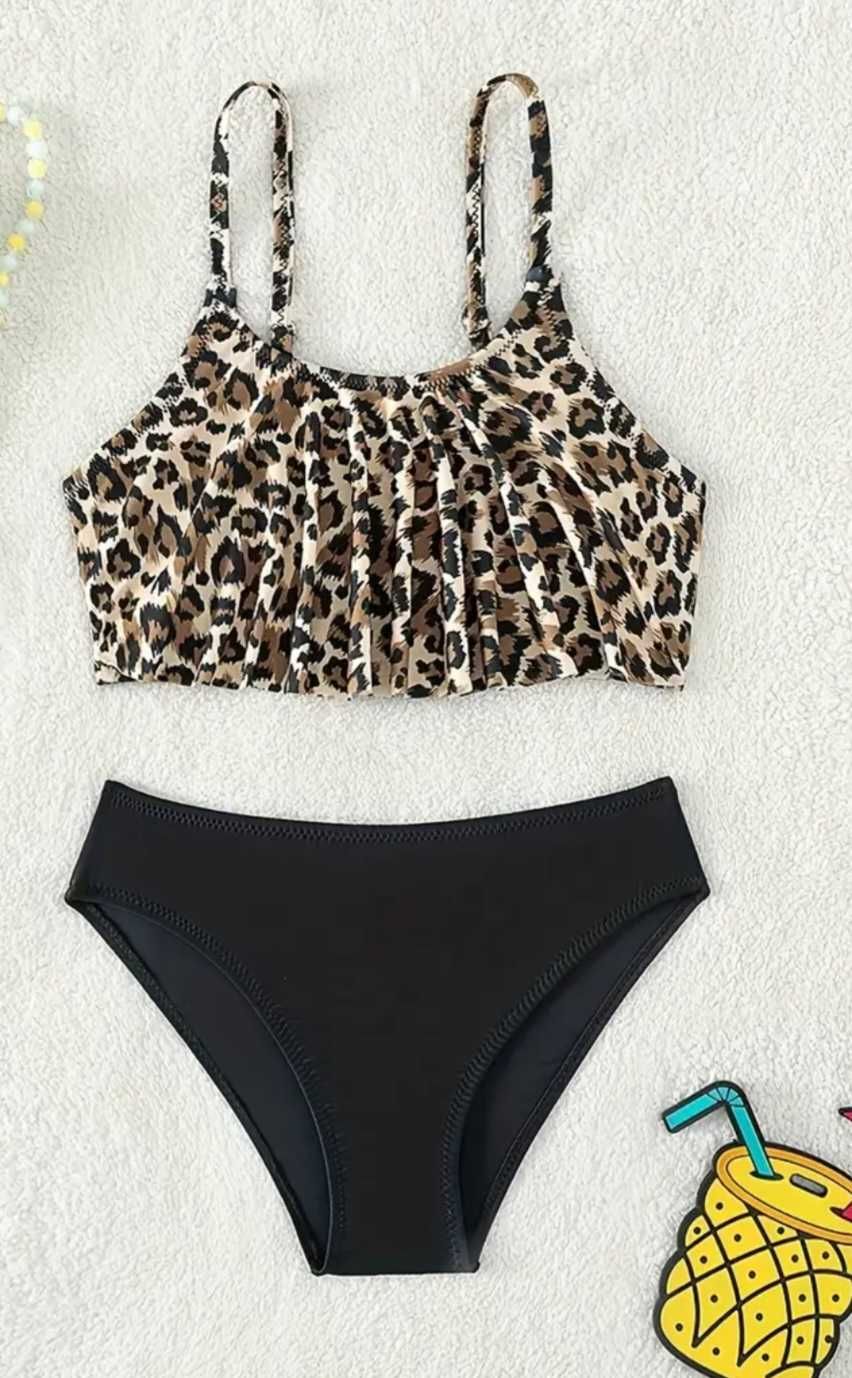 Nowy kostium strój kąpielowy tankini, r. 158/164 kąpielówki