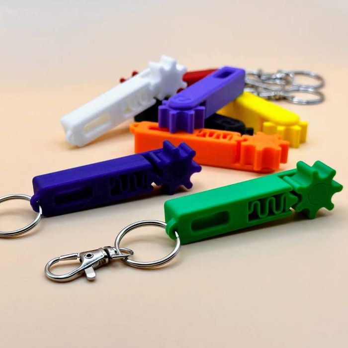 Porta Chaves anti stress Chaveiro Fidget Gear Click