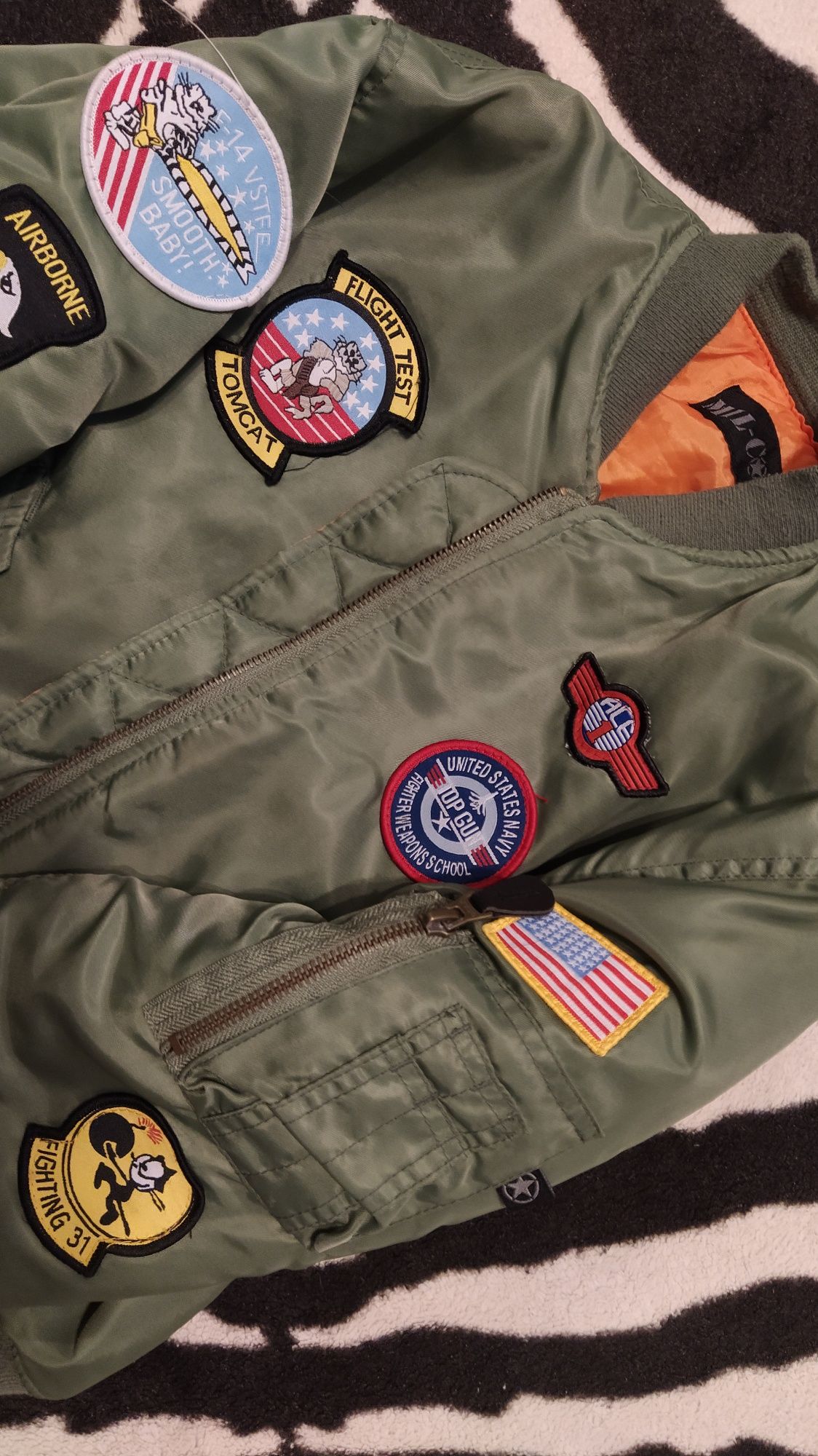 Бомпер куртка авіація 8-10 років США
