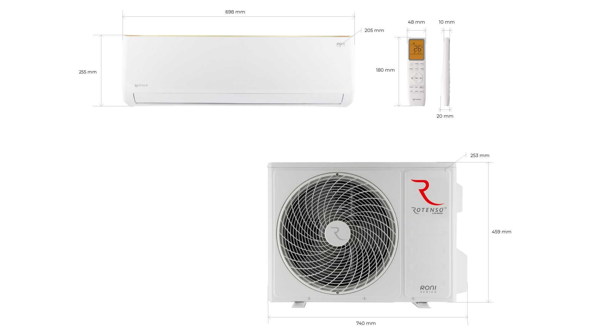 Klimatyzacja już od 3200zł z montażem ROTENSO/AUX/HAIER/PANASONIC/GREE