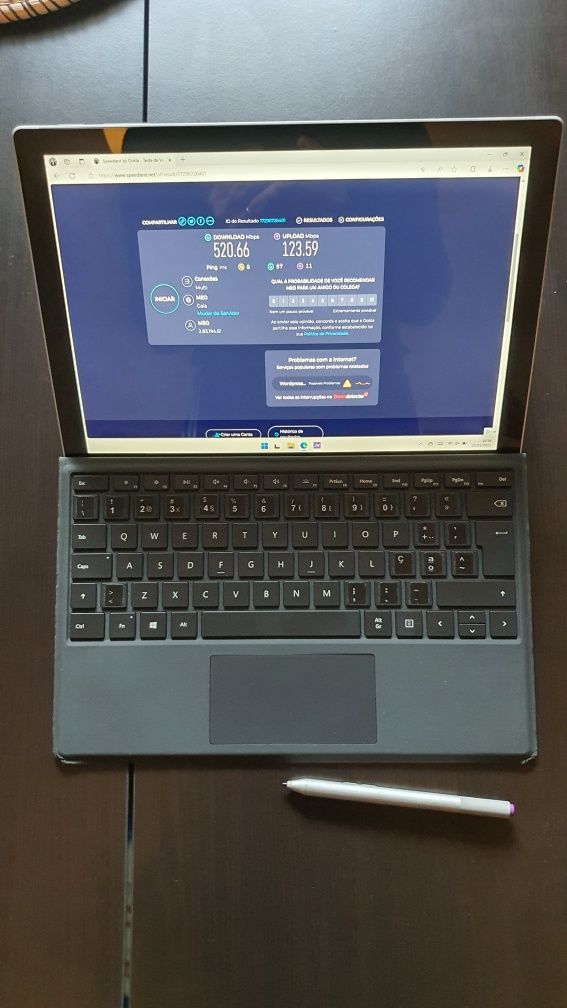 Microsoft Surface Pro 7 + Teclado Original Microsoft + Surface Pen