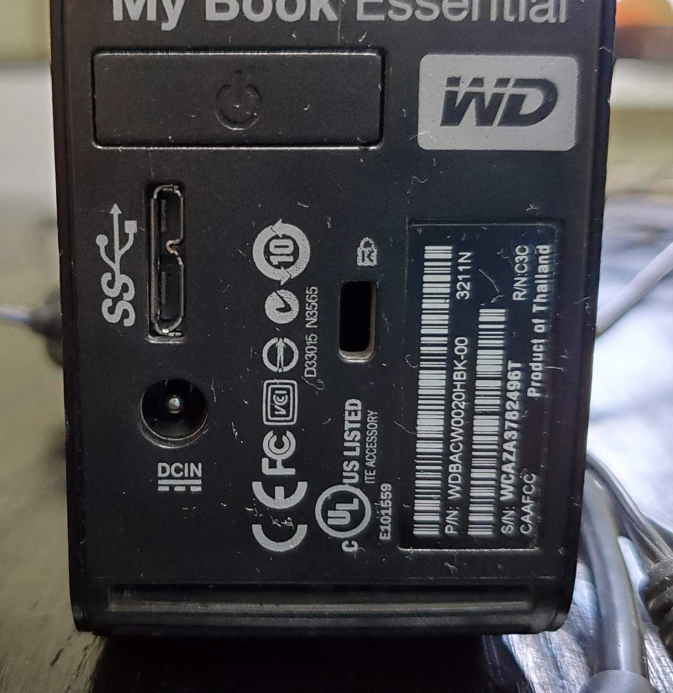 Зовнішній накопичувач WD My Book Essential 2TB USB 3.0 External