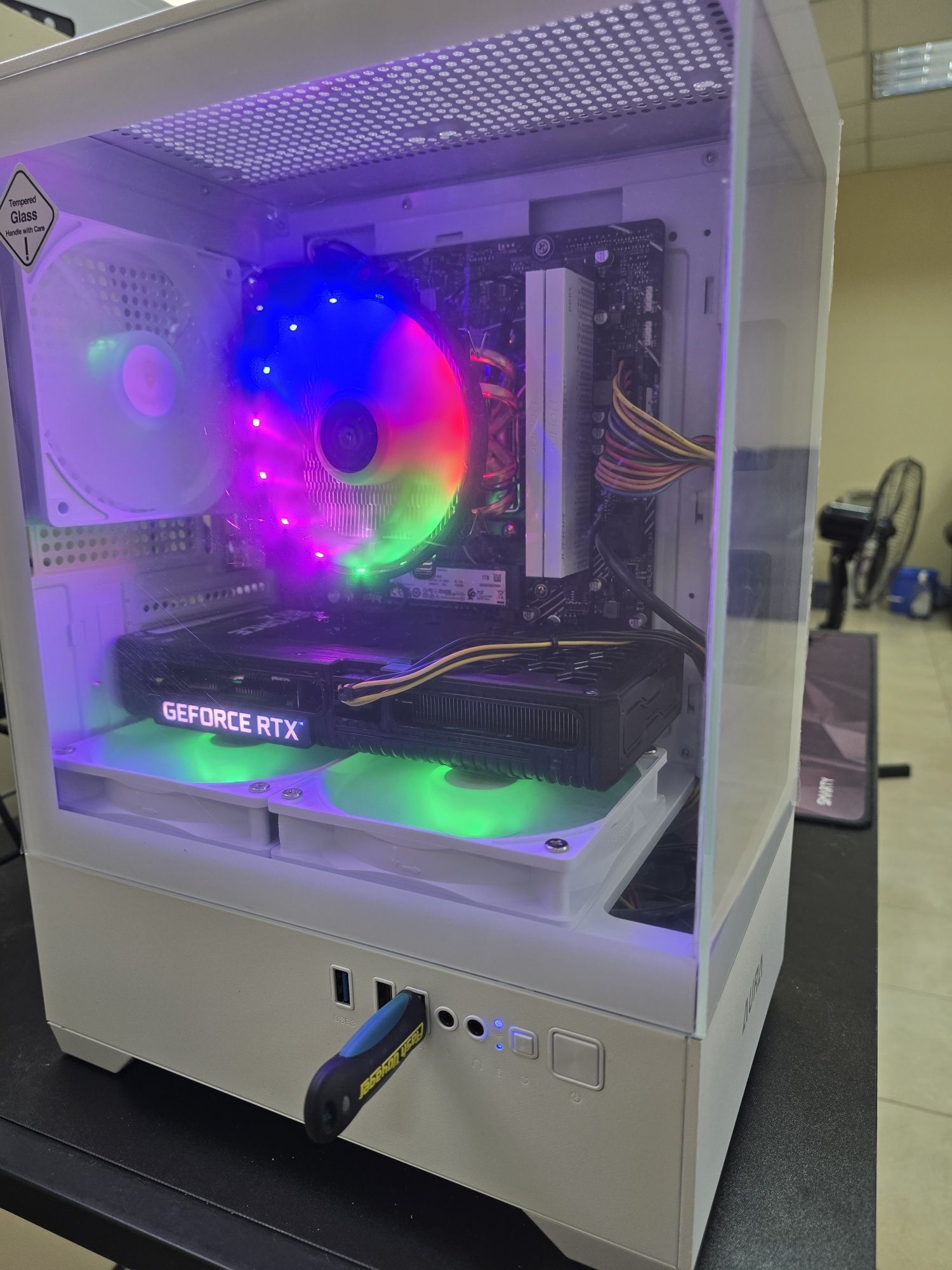 Ігровий комп'ютер AMD Ryzen 5 7500f 32gb ddr5 RTX 3060 12GB SSD m2 1t