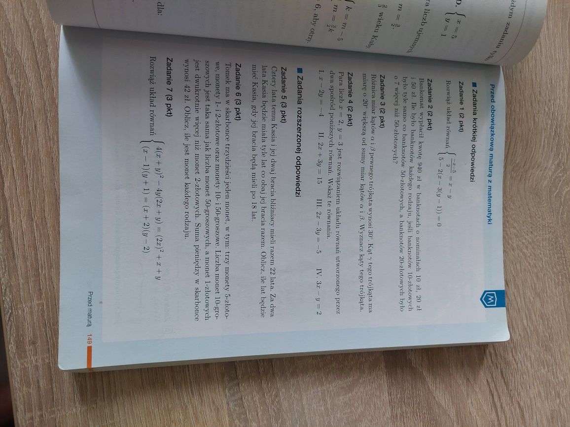 Matematyka 1 zakres podstawowy i rozszerzony