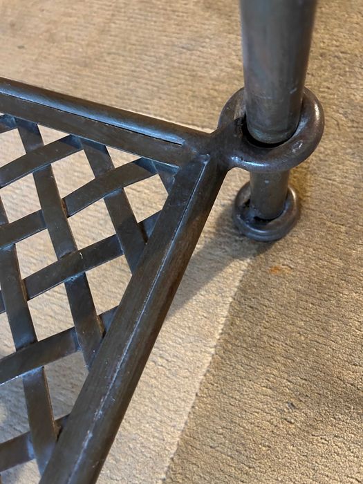 Mesa de Centro de Ferro e Vidro