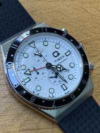 Zegarek TW2V70100 Timex Q 3 time zones GMT chronograf