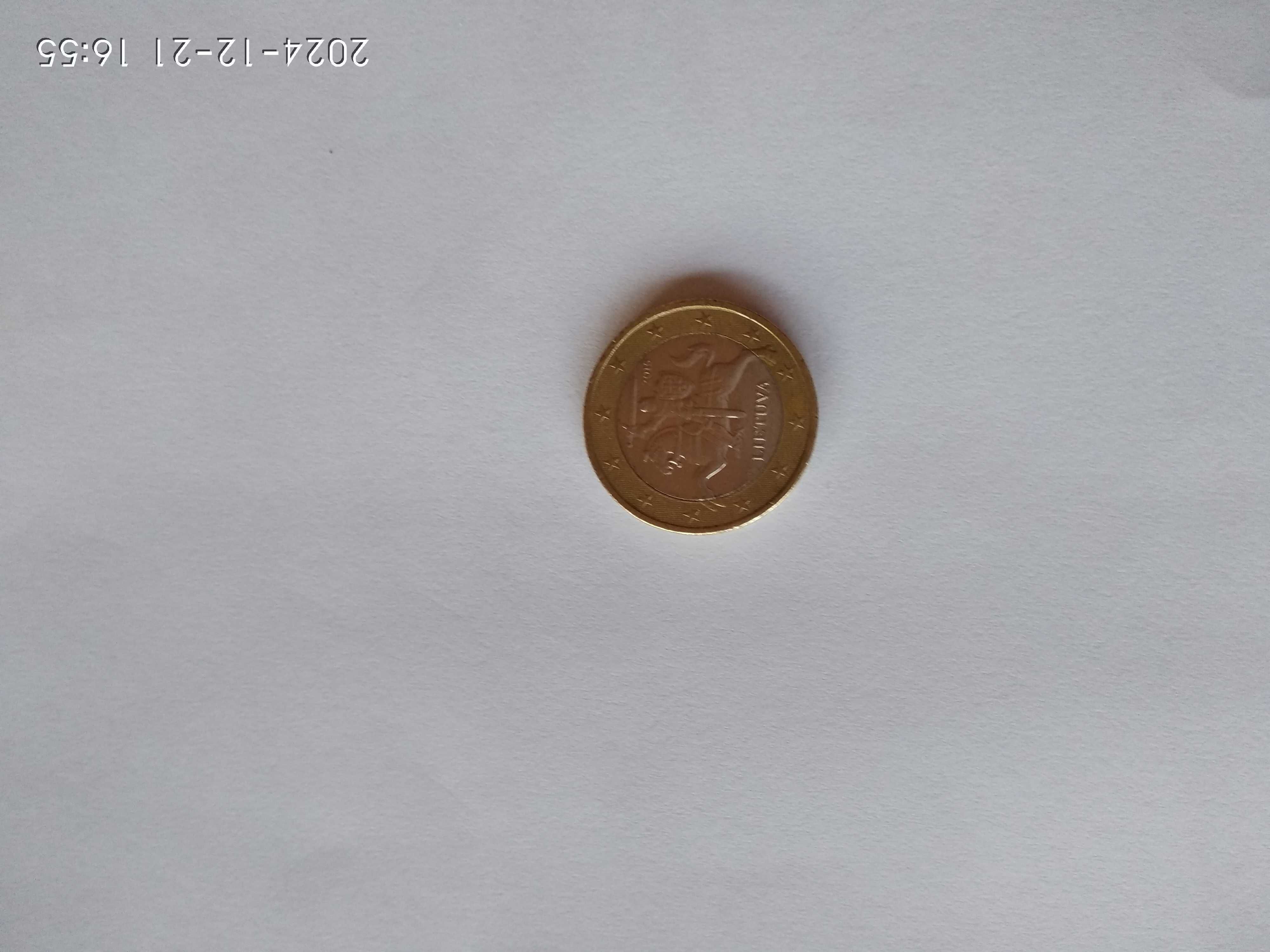 Moeda 1 Euro Lituânia 2015