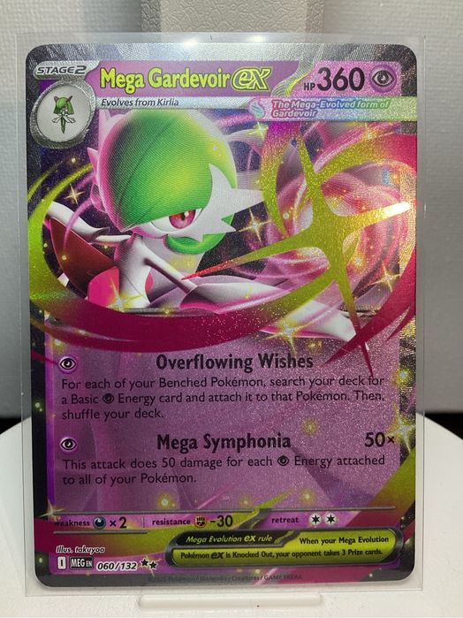 Pokémon TCG: Mega Gardevoir Ex 060/132 MEG Mega Evolution