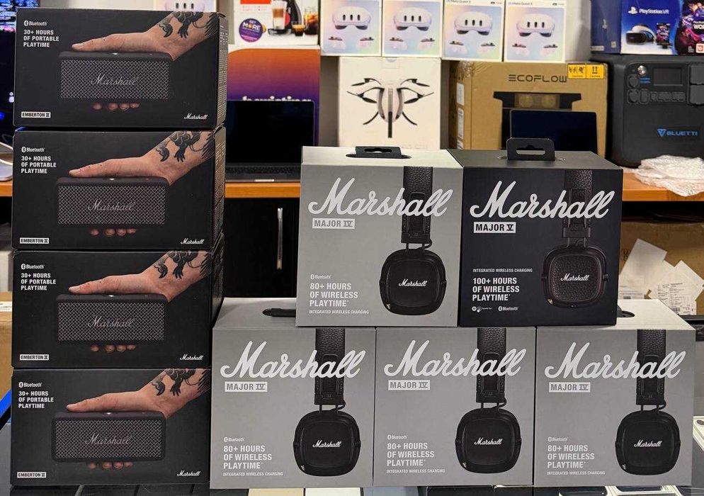 Портативна колонка Marshall Emberton II Black and Steel (1006788)