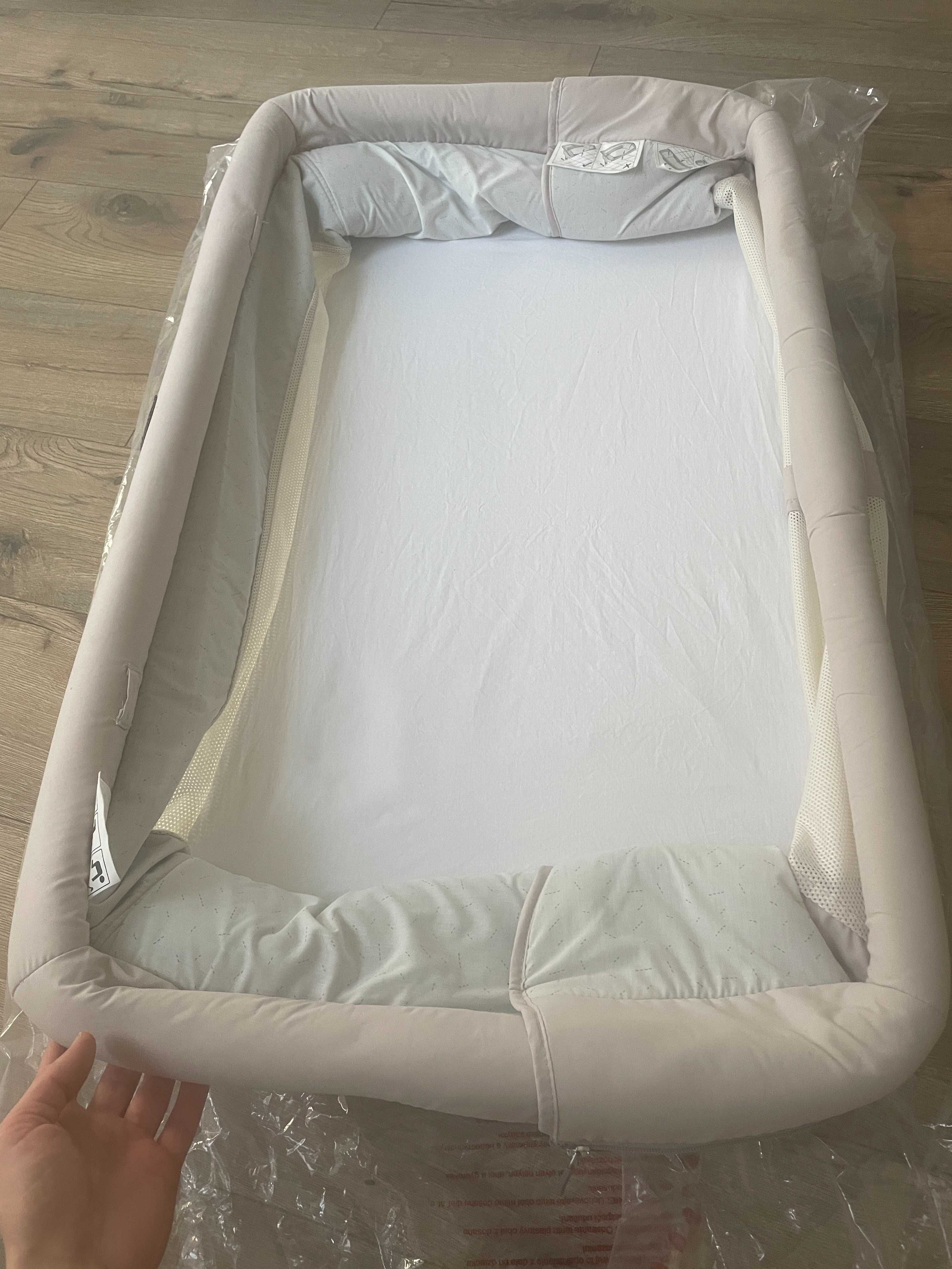Dostawka Chicco Next2Me Dream łóżeczko szare