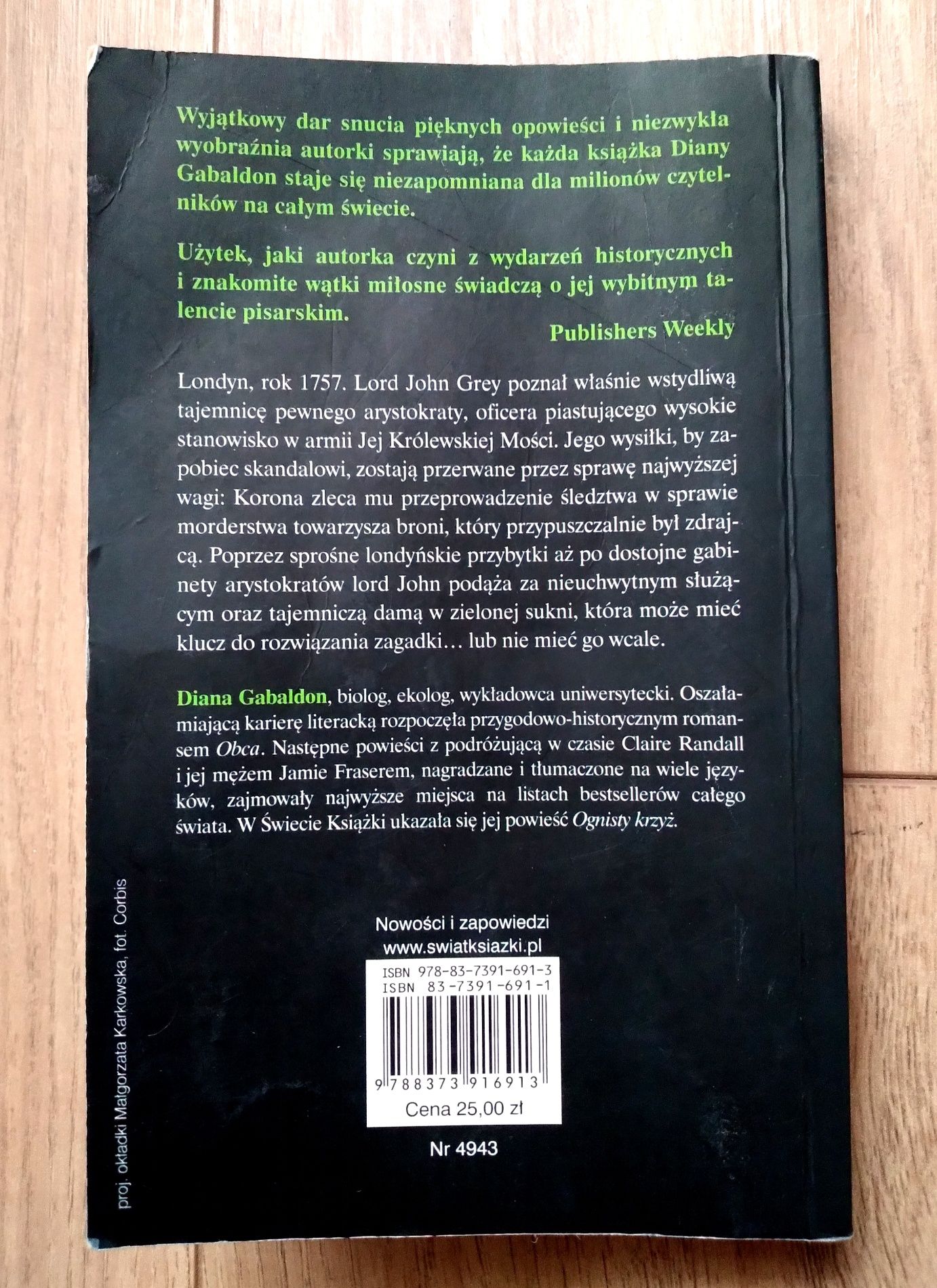 Lord John i sprawa osobista, Diana Gabaldon