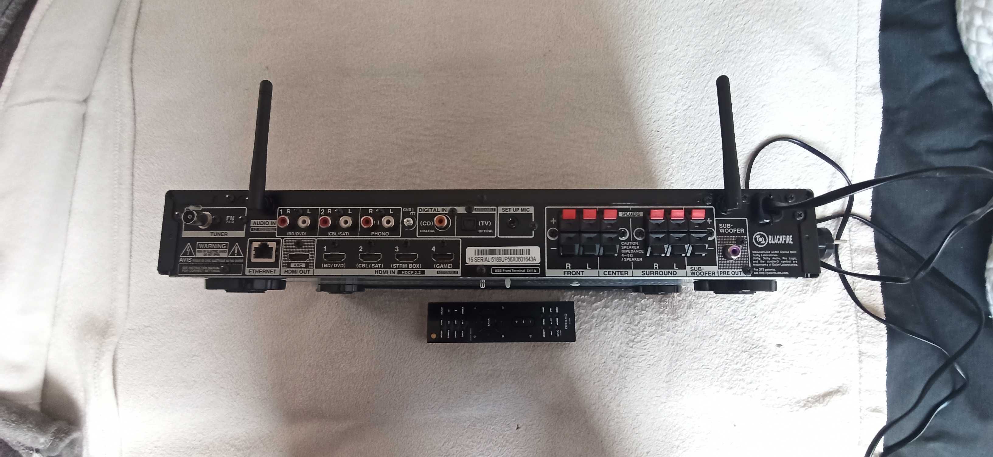 Amplituner Sieciowy Kino Domowe ONKYO TX-L50, WiFI, HDMI, ARC