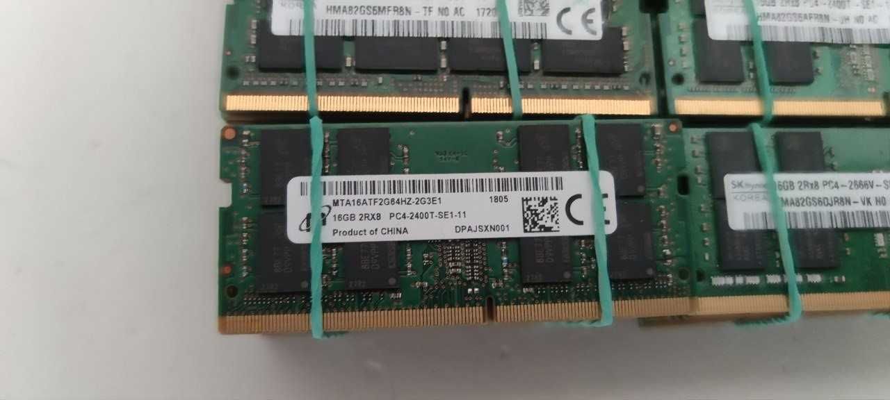 Оперативна пам'ять для ноутбука ОЗУ RAM SODIMM DDR4 16gb 2666