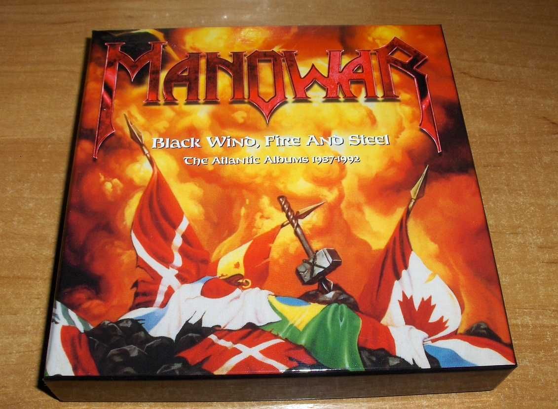 MANOWAR - Black Wind, Fire And Steel, Atlantic Albums 1987-92,5CD,EXC+