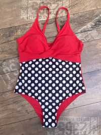 XL 42 Strój kąpielowy jednoczęściowy Bikini Pin up girl czerwony