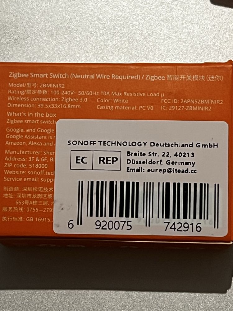 Sonoff ZBMINIR2 Extreme (13 sztuk)- Nowe#9