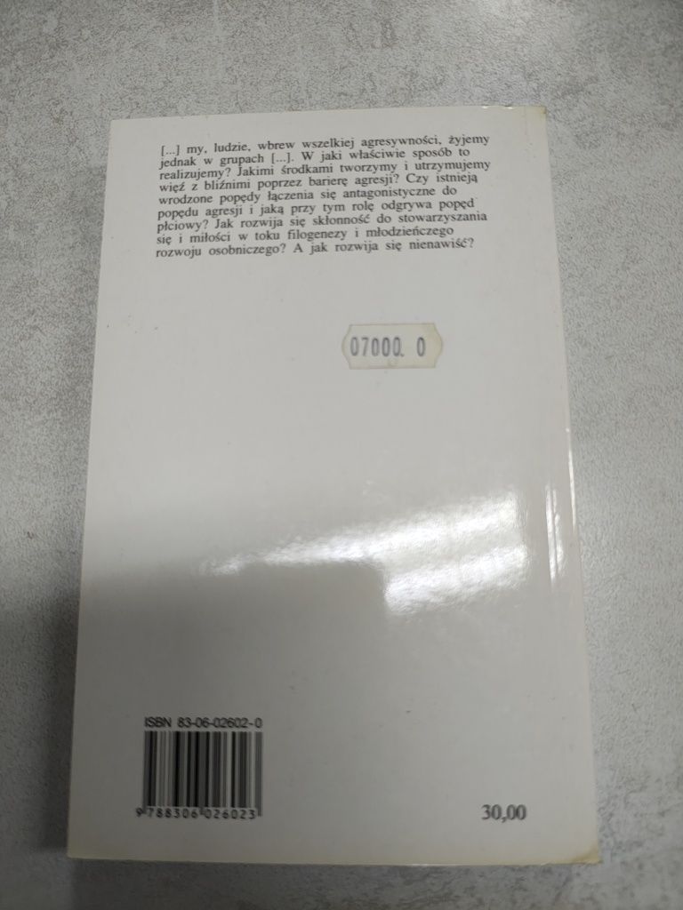 Miłość i nienawiść. Irenaus Eibl-Eibesfeldt