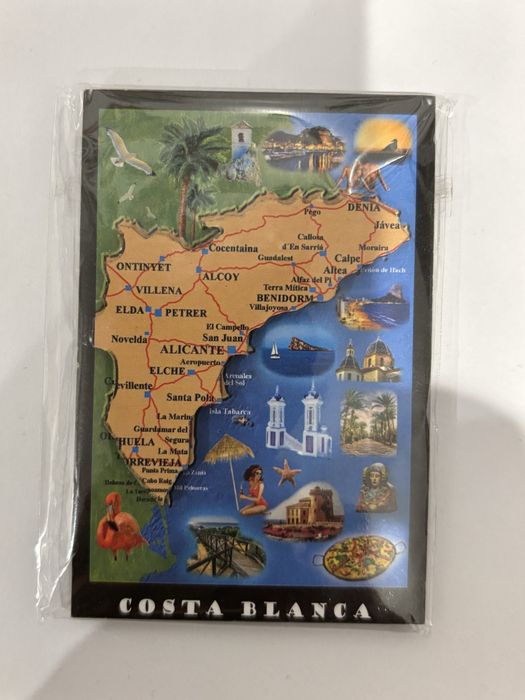 Magnes Mapa Costa Blanca Hiszpania