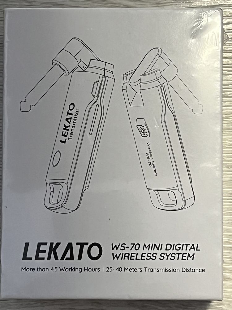 Bezprzewodowy system gitarowy Lekato WS-70 Nowy